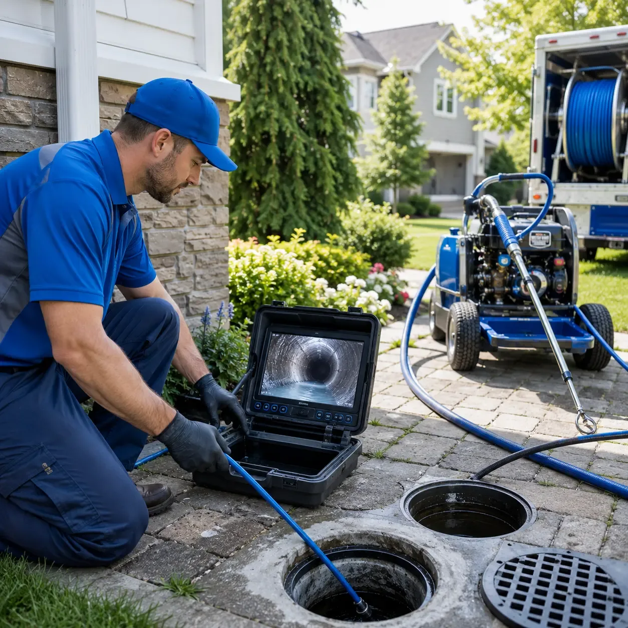Outdoor drain cleaning professionals serving West Bloomfield, NY